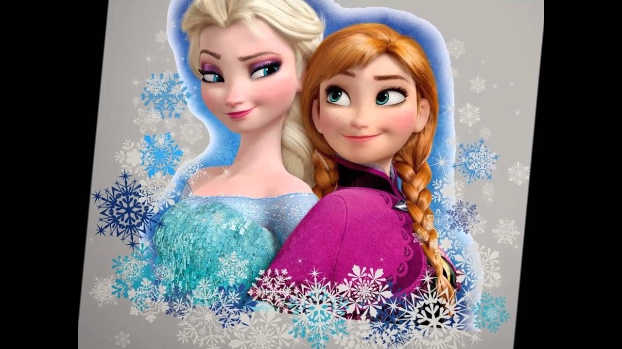 Эльза и анна картинки на торт для печати