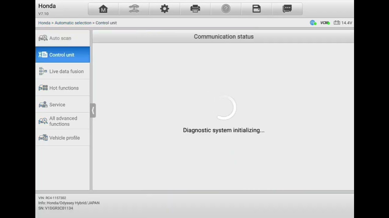 2018 Honda Odyssey full diagnostic scan by Incar Automotive 