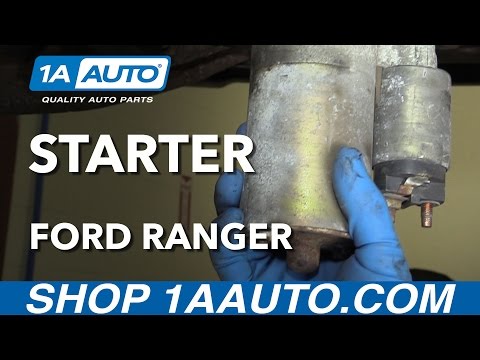 How to Install Replace Engine Starter 1997-04 Ford Ranger