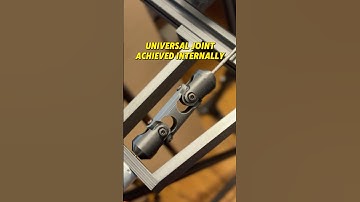 Separating the motor from the vibration hopper with a universal joint #3dprinting #mechanism