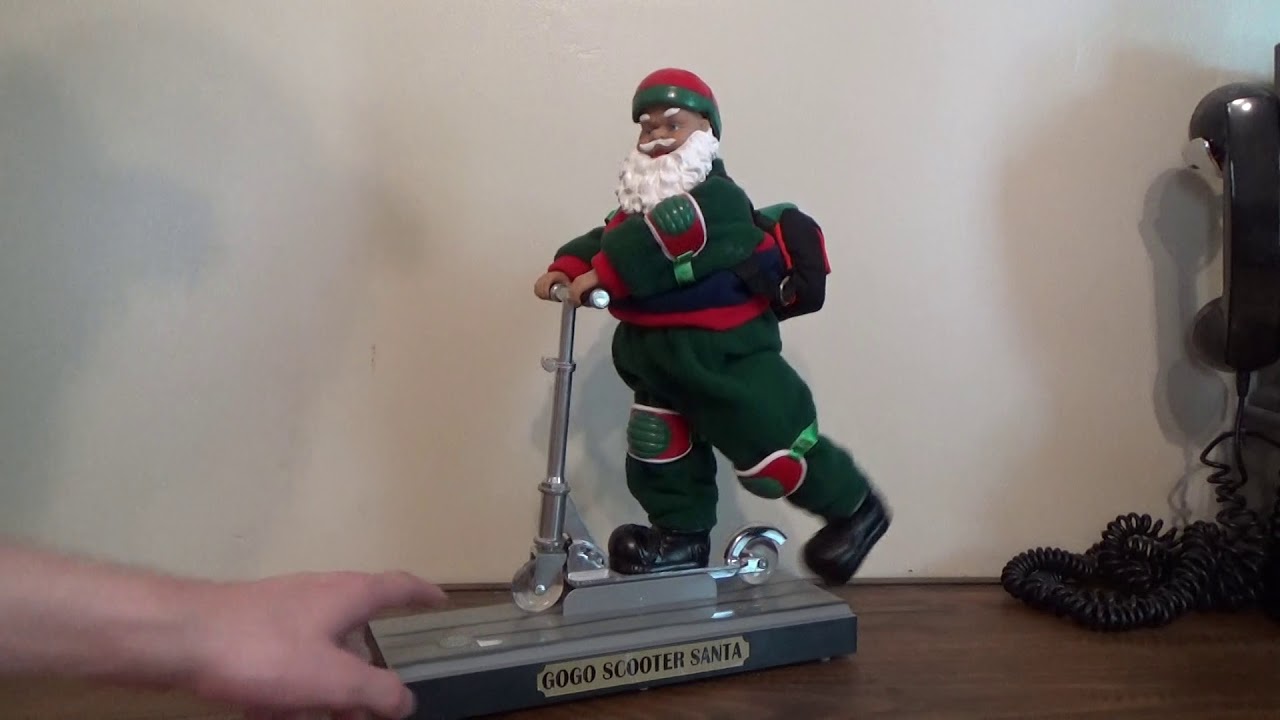 T.L Toys Christmas Animated "GoGo Scooter Santa" YouTube