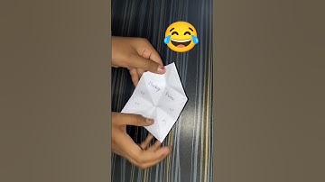 Origami fortune teller #shorts #fortuneteller #diy #origami