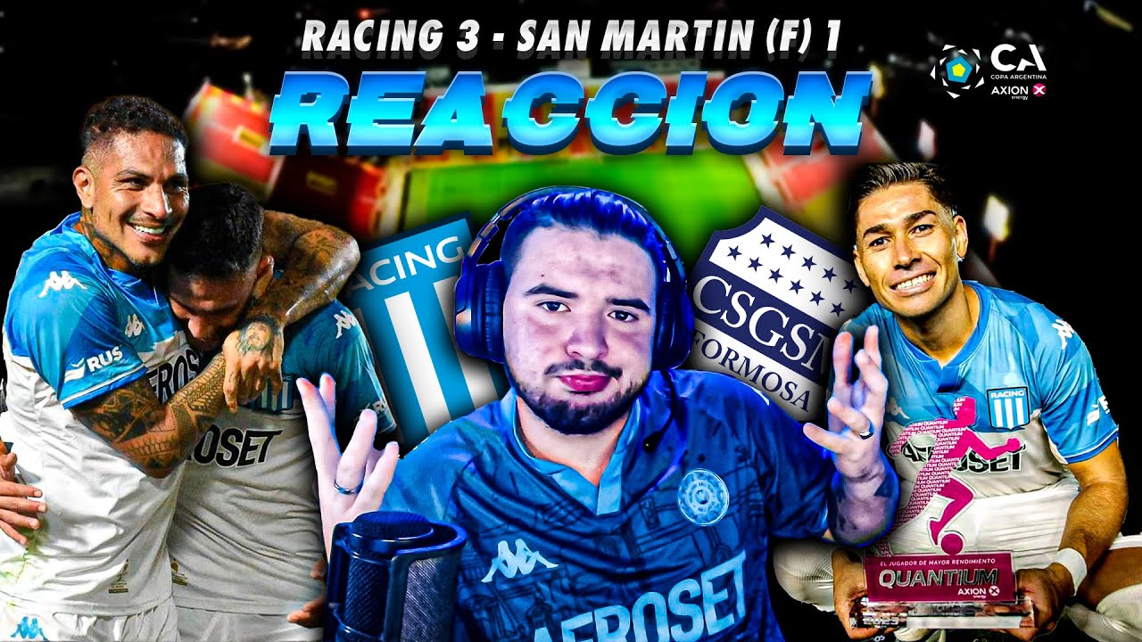 RACING vs SAN MARTÍN (F) COPA ARGENTINA | REACCIÓN EN VIVO