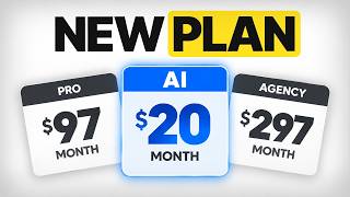 GoHighLevel Just Added A NEW Pricing Plan ($20)