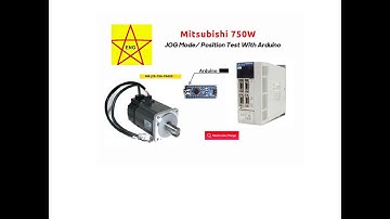 Mitsubishi 750W |MR-j2S-70A Driver with Mitsubishi AC Servo Motor for CNC#servomotor #cnc #arduino