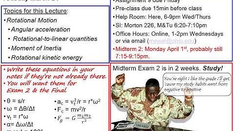 Lecture 17: Rotational Motion 1. PHYS2001, Section 102, Ohio University Spring 2020