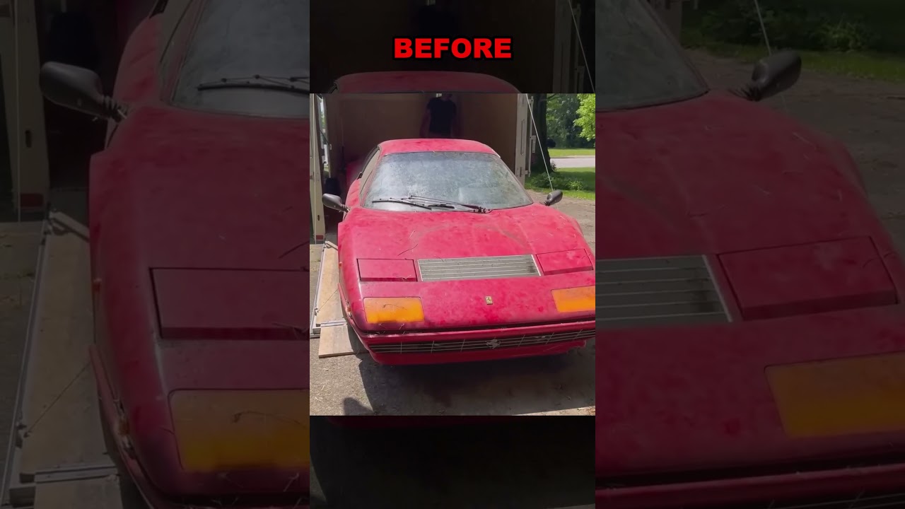 Abandoned Supercar - Ferrari 512bb  