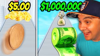 I Hit MAX LEVEL In Money Rush 3D! screenshot 3