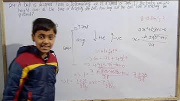 Q24,25|Kinematics|HC Verma|Class 11|JEE|NEET|Sarim Khan.