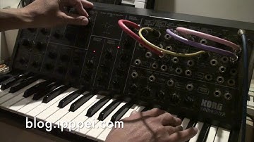 Korg MS-20 filter resonance scaling tone #korgms20