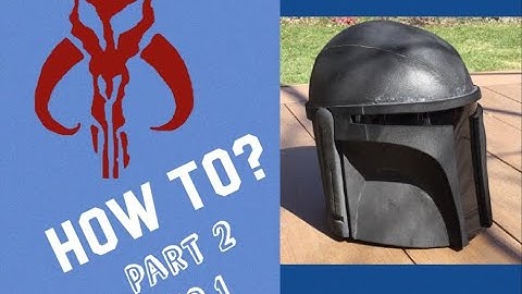 How to build a mandalorian armor part 2: foam helmet; ep.1