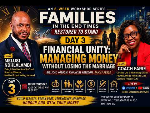 Managing Money In The End Times Without Losing the Marriage (Day 3)