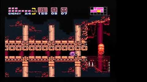 Super Metroid 100% run (EU version) Segment 9 (Got 1:02 ending)