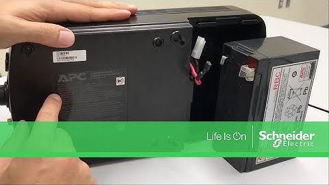 Replacing Battery in Back-UPS ES UPS | Schneider Electric