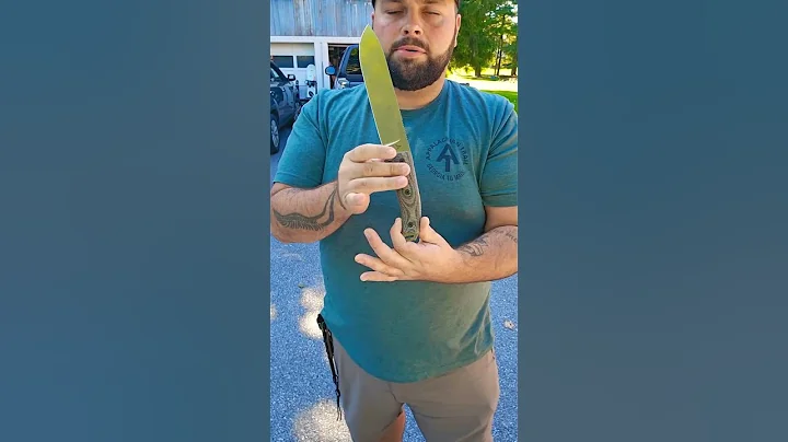 Architect Knives AK8 in Magnacut - Rides Excellent on Belt! #architectknives #beltknife #magnacut