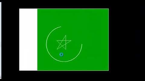 C++ Graphics Tutorials 1 -- make flag using bar,rectangle,line,ellipse function in c++