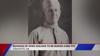 Remains of WWII soldier to be buried in June