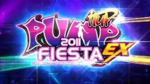 PUMP IT UP FIESTA EX Opening - Title Screen (Demo Loop)