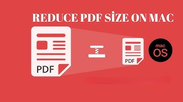 Reduce PDF size on Mac **No external app required**