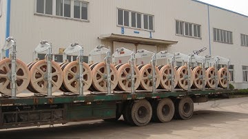 Overhead Transmission Line Stringing Conductor Pulley Manufacture