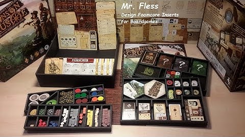 Robinson Crusoe Custom Foam Core Insert / Organizer (Full Version of my Plan)