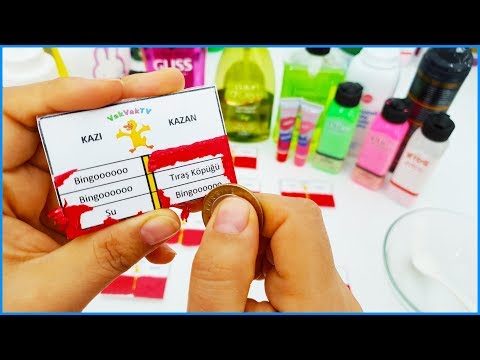 YENİ Kazı Kazan Slime Challenge - Eğlenceli Oyun - Vak Vak TV