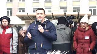 Выступления Ильи Яшина на митинге против мусорного произвола