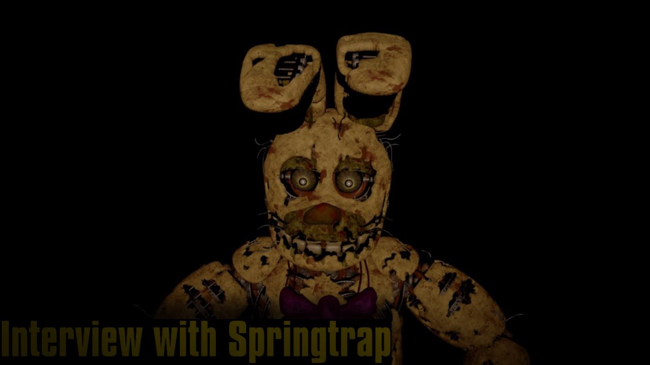 Interview Spring Trap {FNAF/SFM} Interview with Springtrap - YouTube