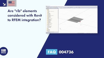 FAQ 004736 | Are "rib" elements considered with Revit to RFEM integration?