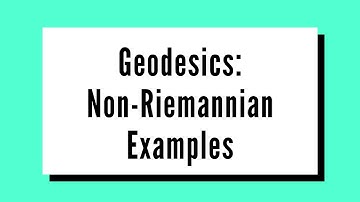 Geodesic curves: Non-Riemannian examples
