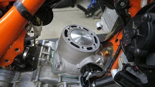 2017 KTM 250 EXC Engine Top End Rebuild