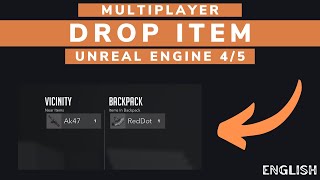 UE4 Pubg in Unreal Engine 4 || Part 8 || Drop Item From Backpack|| Betide English || UE5