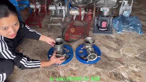 Cối đùn thịt 22,32 inox sạch sẽ mà khách ưng cái bụng lắm cơ ý