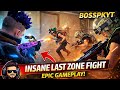 BOSSPKYT 🔥 INSANE LAST ZONE CLUTCH 😱 | 1v4 FULL GAMEPLAY | Free Fire 4K