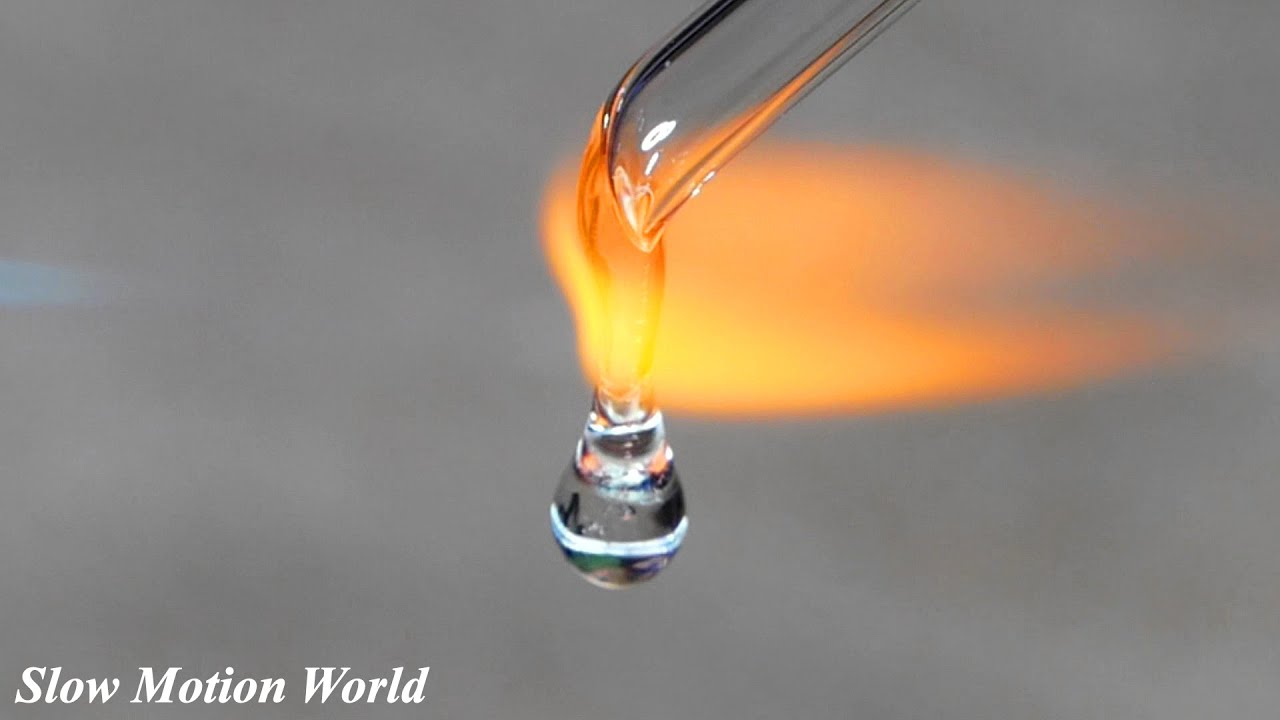 Prince Rupert's Drops making Slow Motion World YouTube