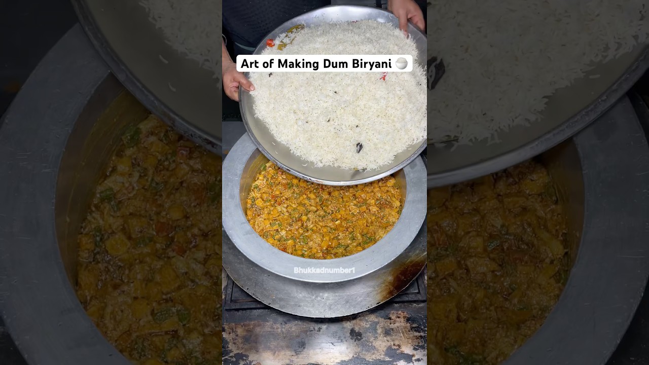 Art Of Making Dum Biryani in 