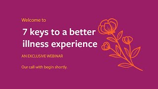 ALS Canada Webinar: ALS – 7 keys to a better illness experience