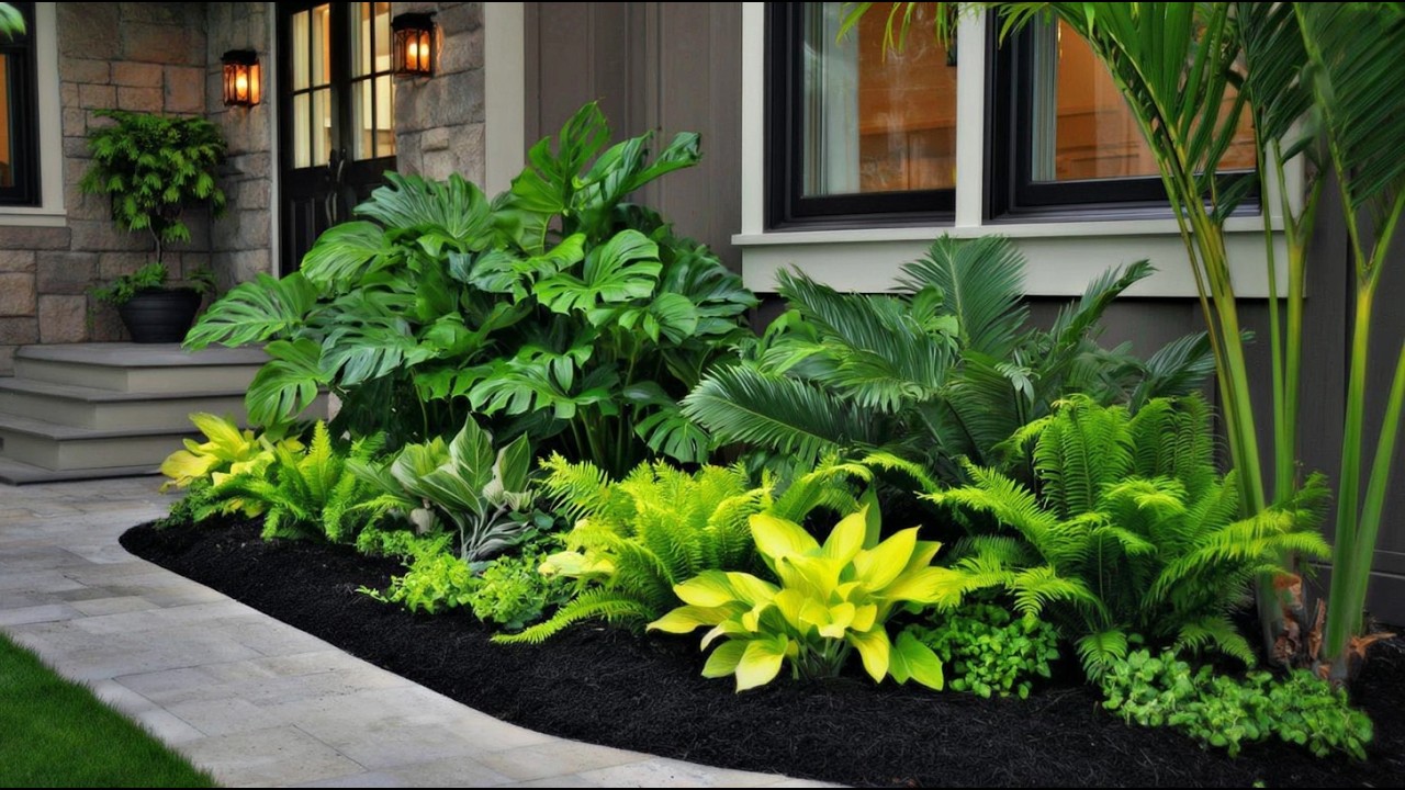 14 Tropical Court Yard Design Ideas for a Stunning Home Garden