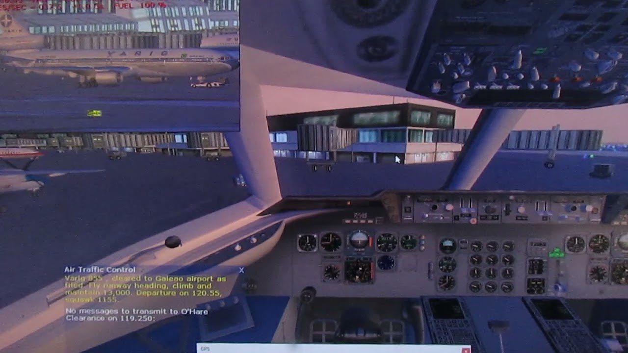 VARIG DC-10 AT CHICAGO CLEARANCE TO RIO AS RG855 Toronto-Chicago-Rio-SP