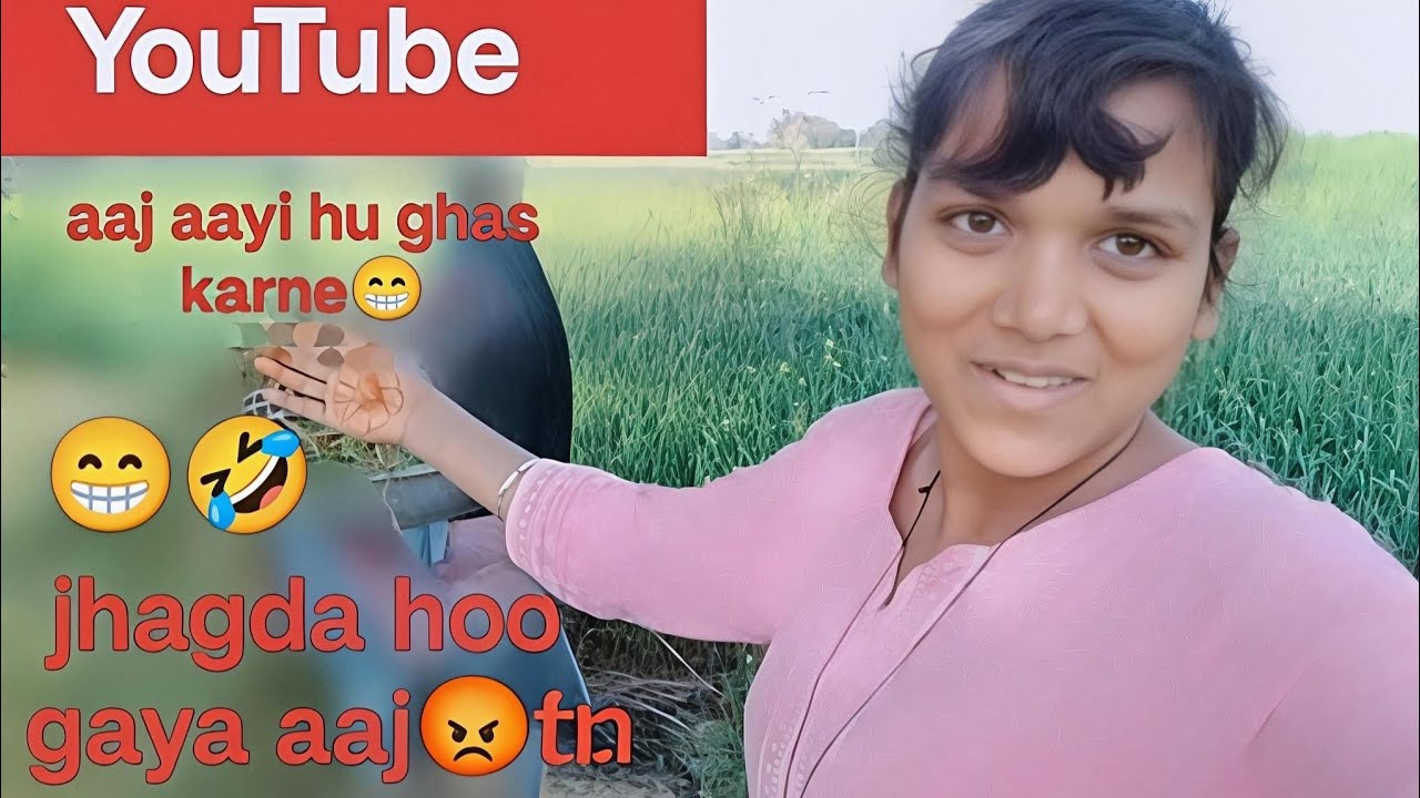 Aaj ghas karne gayi 😁 jhagda ho gaya😡🤣 longvideo#Full comedy 🤪  dehati video!!