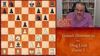 Thumbnail for 5 Minutes with GM Ben Finegold: Gukesh vs Ding, Game 3