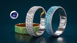 Create Stunning Diamond Rings In Cinema 4D Realistic Jewelry Rendering Tutorial