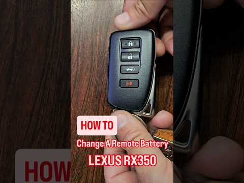 LEXUS RX350, Remote Battery Change. #savemoney #diy #lexus #keybattery #cars #cartips #easyhacks