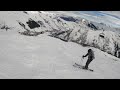 Ski aux sybelles piste noir le mur  st sorlin