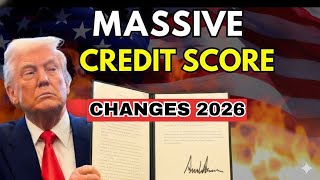 Trump pushed 3 MASSIVE Credit Scores Changes 2026! Everyone Impacted!