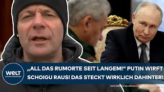 UKRAINE-KRIEG: "All das rumorte seit Langem!" Putin wirft Schoigu raus! Das steckt wirklich dahinter