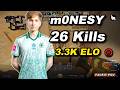 m0NESY (26-16) (Mirage) FACEIT avg 3.3k Elo | May 29, 2026 #cs2 #m0nesy