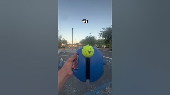 Playing tennis alone with this during a sunset…🤩