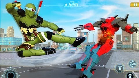 Turtle Hero Car Transform Robot Shooting Rescue Games~Trutle Hero Save City~ Android Gameplay FHD.