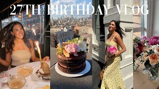 VLOG: my 27th birthday!!! celebrations, opening presents, reflections + trader joes haul